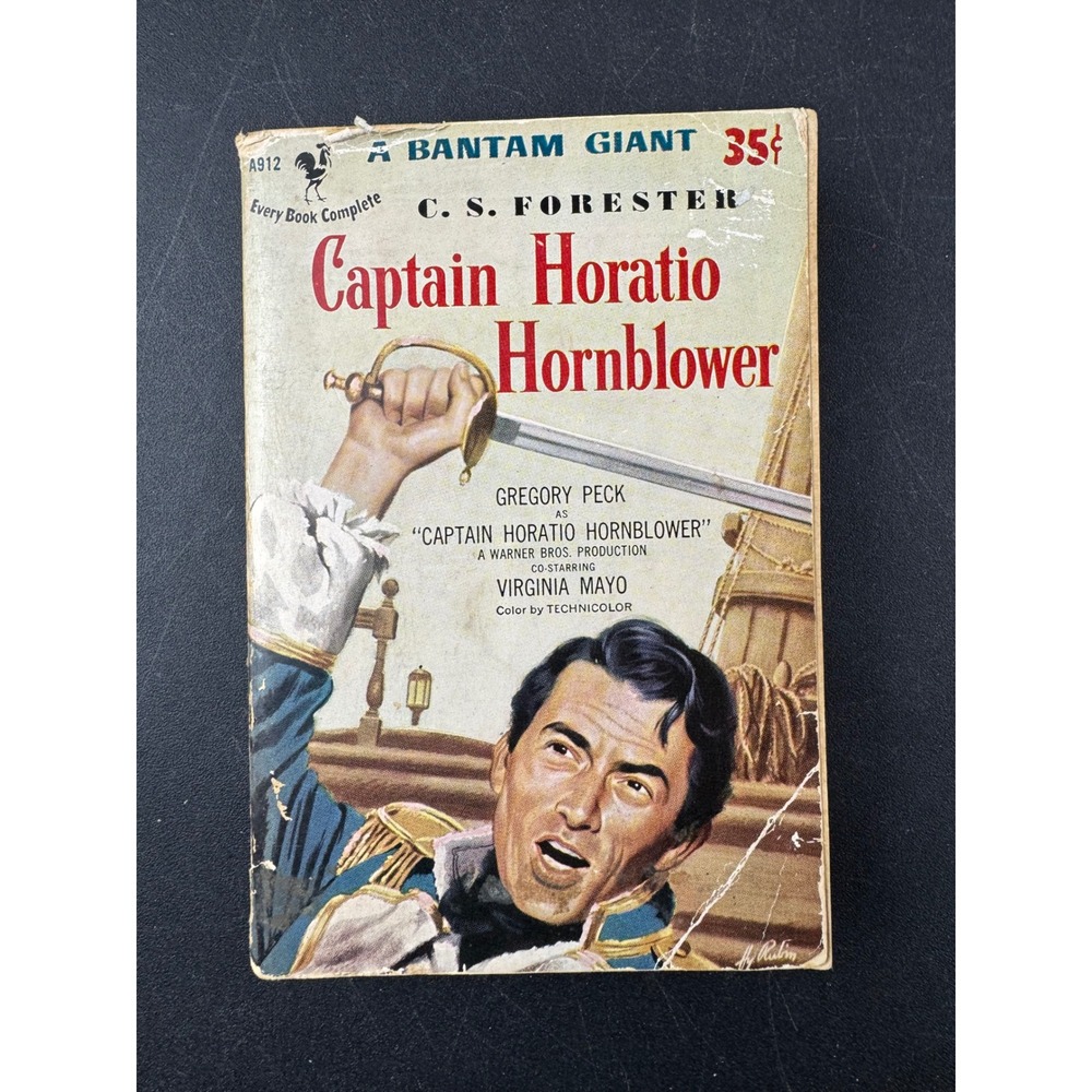 Captain Horatio Hornblower Bantam Giant 4912 C.S.‎ Forester Gregory Peck 1951